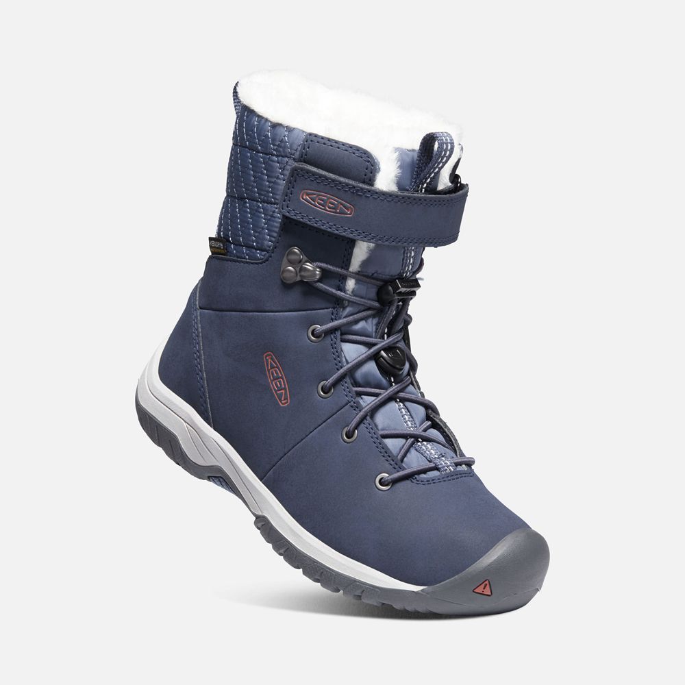 Keen Vinterkängor Barn Blå - Hoodoo Iii Waterproof - 927054MRE